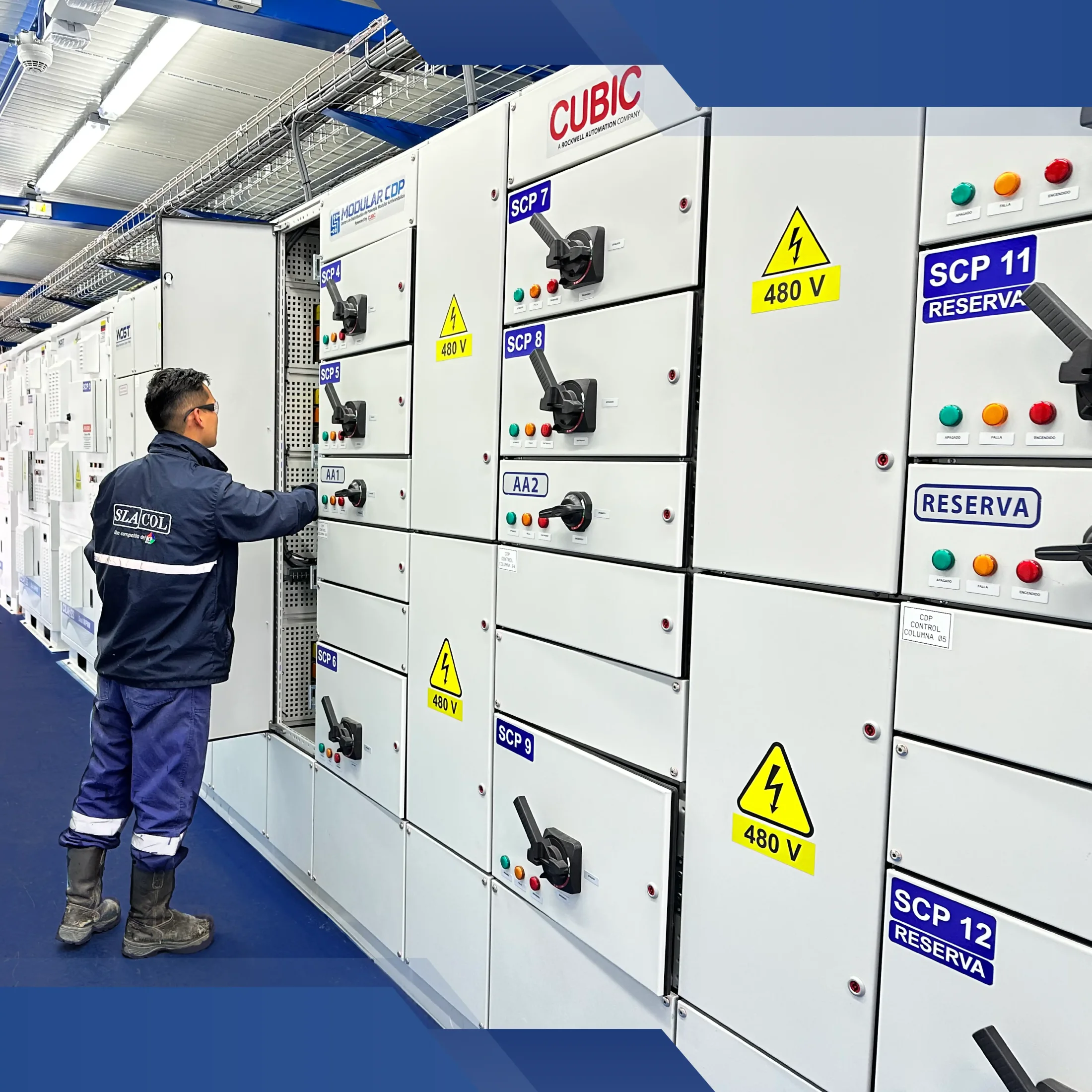 Centro MODULAR CDP para distribución eléctrica y control de motores