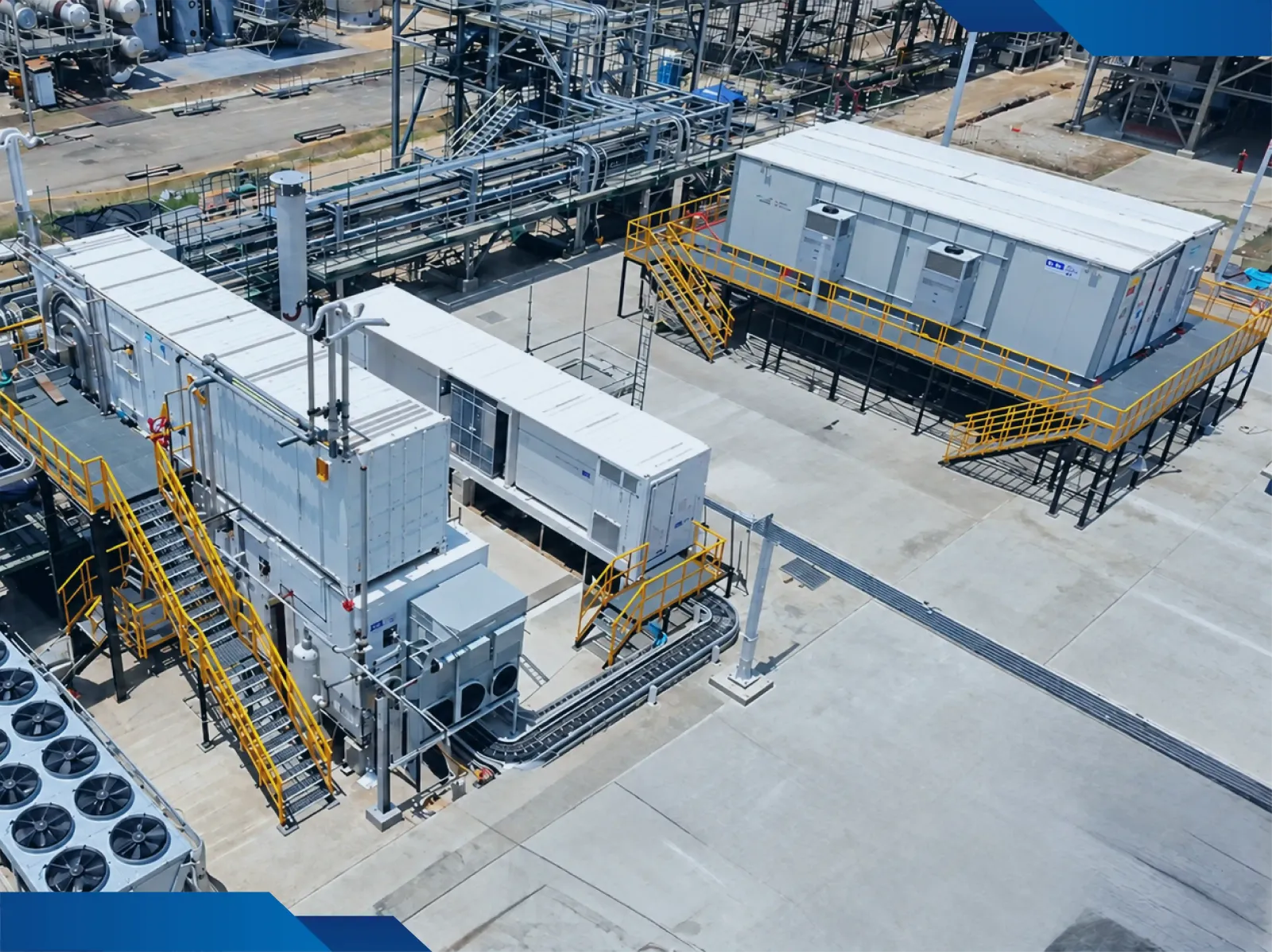 Instalación industrial de electrólisis para producción de hidrógeno